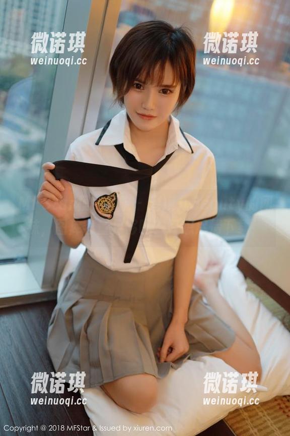 MFStar模范学院 - 唐琪儿Beauty的网袜，图库容量足够吗？好想尽情下载！