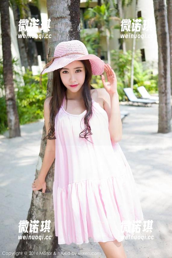 MiStar魅妍社 - 王婉悠比基尼合集，照片里有种别样的夏日气息啊