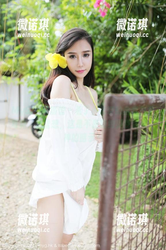 MyGirl美媛馆 - 看了小尤奈的全套白色写真，心里想，这是不是隐约要我变成女神的暗示？