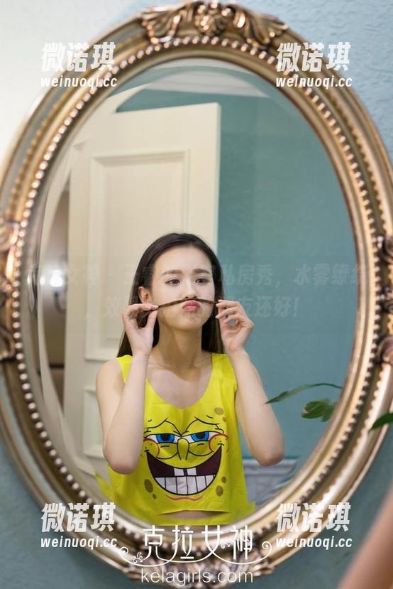 克拉女神 - 王睿的浴室私房秀，水雾缭绕，效果比拍照的朋友还好！