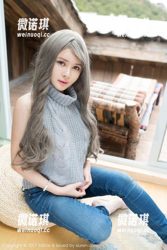 魅妍社 - 这组高清作品集真的就是为毛衣而生啊，王婉悠你真是太会了